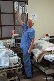 Equipo médico trabajando