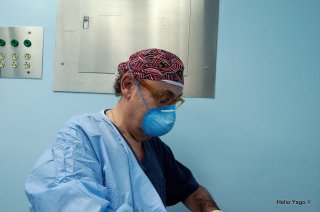 Equipo médico trabajando