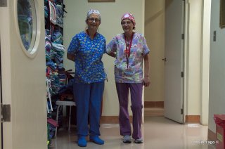 Equipo médico trabajando