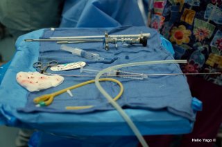 Equipo médico trabajando