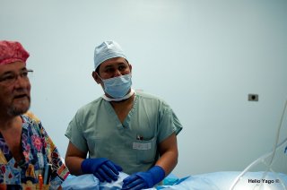 Equipo médico trabajando