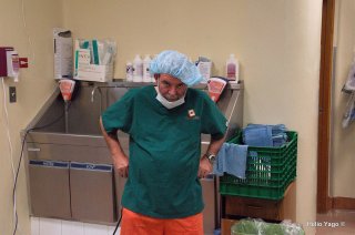 Equipo médico trabajando