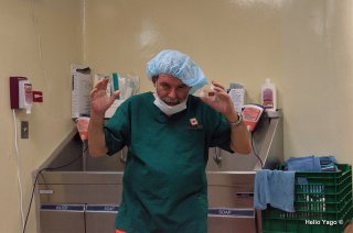 Equipo médico trabajando