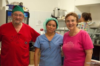 Equipo médico trabajando