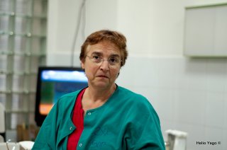 Equipo médico trabajando